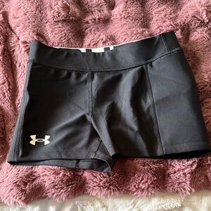 Under Armour Women's Black Athletic Shorts-Softball Sliding Shorts Brand New